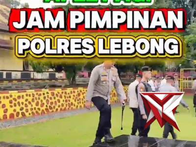 APEL PAGI JAM PIMPINAN POLRES LEBONG