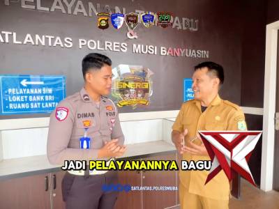 Sat Lantas Polres Musi Banyuasin Berikan Pelayanan Pembuatan SIM