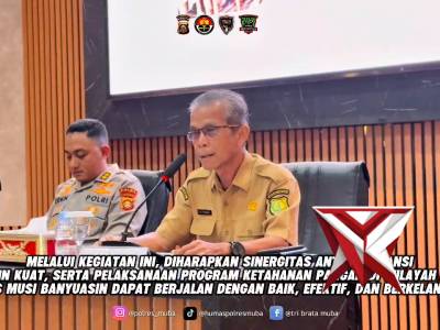 Supervisi ketahanan pangan oleh biro SDM Polda Sumsel - PoliceTube