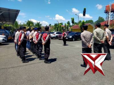 Apel dan Pelaksanaan KRYD Peleton II siaga Polres OKI - PoliceTube