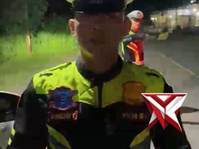 Satlantas Polres Musi Rawas Laksanakan Blue Light Patrol Cegah 3C dan Pastikan Kamseltibcar Lantas