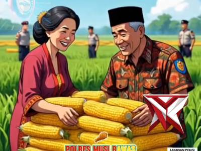 Polres Musirawas  hadir mendukung para petani
