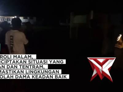 Pelaksanaan patroli malam