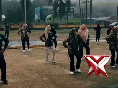 1 Olahraga bersama dalam rangka sinergi Forkopimcam Tungkal Jaya - PoliceTube