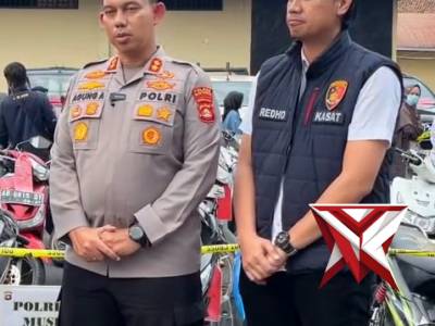 Polres musi rawas dalam realiase barang bukti di polda Sumsel