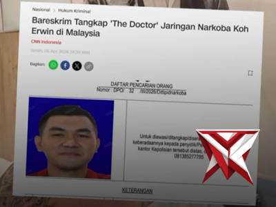 POLRI TANGKAP BURON NARKOBA KO ANDRE DI MALAYSIA