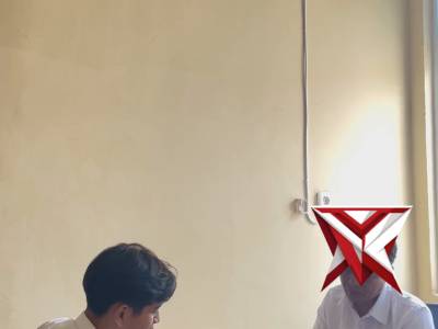 Anggota Unit I Sat Res PPA & PPO Polres Lahat sedang Koordinasi terkait berkas pengiriman tersangka