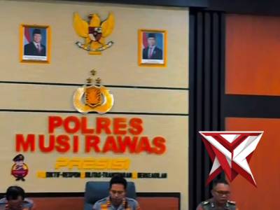 Kapolres Musi Rawas Ikuti Zoom meeting Anev Sitkamtibmas  Dipimpin Kapolri