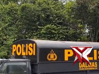 Aksi damai masyarakat Desa Tebing Suluh, Kecamatan Lempuing, Kabupaten Ogan Komering Ilir - PoliceTube