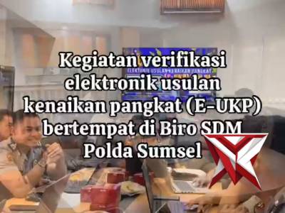 &ldquo;Langkah verifikasi usulan kenaikan pangkat sebagai bentuk komitmen Polri dalam menjaga integritas d