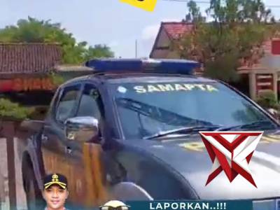 kegiatan patroli mobil keliling di wilayah hukum Kecamatan Kedunggalar