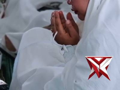 Kapolda Sumsel, Irjen Pol Dr. Sandi Nugroho, S.I.K., S.H., M.Hum., memimpin kegiatan Tasyakuran