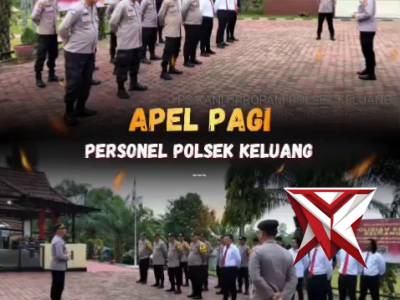 Apel Pagi Polsek Keluang 5