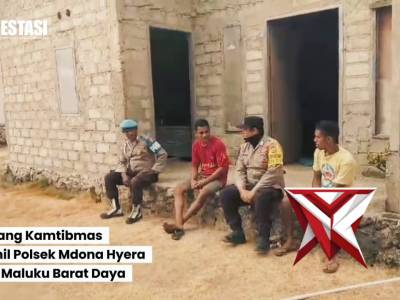 Sambang kamtibmas personil polsek mdona hyera - PoliceTube