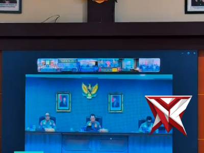 Kapolres Musi Rawas Ikuti Zoom meeting Anev Sitkamtibmas  Dipimpin Kapolri