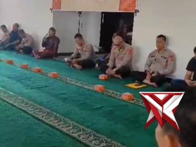 Polres Ogan Komering Ilir (OKI) melaksanakan kegiatan pembinaan rohani dan mental (Binrohtal) di Mas