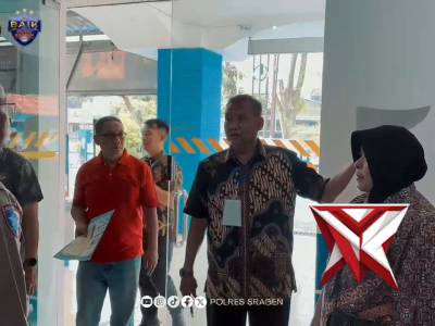 Penilaian Lomba Kebersihan Oleh Tim Polda Jawa Tengah di Polres Sragen