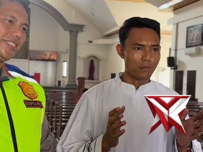Cek Kesiapan Jumat Agung, Kapolres Mura Sambangi Gereja Santa Maria G1 Mataram