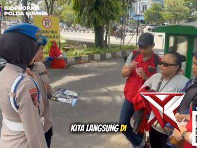 Kapolda sumsel IJP Sandi Nugroho : Bidpropam Polda Sumsel Sosialisasi Barcode Aduan Propam Polri - PoliceTube