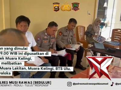 &ldquo;Supervisi Tahap I Polres Musi Rawas: Wujud Penguatan Kinerja Polsek Jajaran&rdquo;