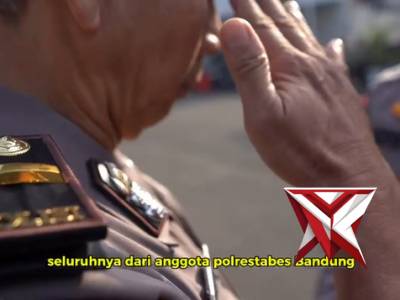 upacara kenaikan pangkat pengabdian anggota Polri Polrestabes Bandung Polda Jabar TMT 1 -04-2026