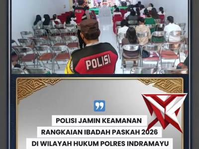 olsek Jajaran hadir memberikan pengamanan maksimal di setiap gereja