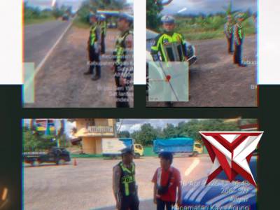 Satlantas Polres Oki melaksanakan Patroli Siang - PoliceTube