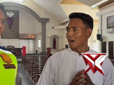 Kapolda Sumsel ~ Cek Kesiapan Jumat Agung, Kapolres Mura Sambangi Gereja Santa Maria G1 Mataram