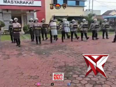 Peningkatan kemampuan Dalmas Polres Muba