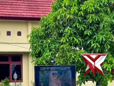 Apel bulanan Zoom Kapolda Sumsel di Pimpin langsung oleh Kapolres Musi Rawas dan di ikuti oleh selur