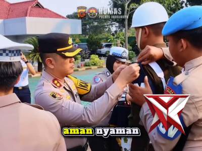 Polres Indramayu Gelar Pasukan Operasi Ketupat Lodaya 2026, Pastikan Mudik Aman dan Berkesan. - PoliceTube