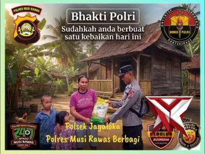 BHAKTI POLRI POLSEK JAYA LOKA