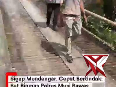 Sat Binmas Polres Musi Rawas Sambang dan serap aspirasi warga masyarakat Desa Dwijaya Kec. Tu - PoliceTube