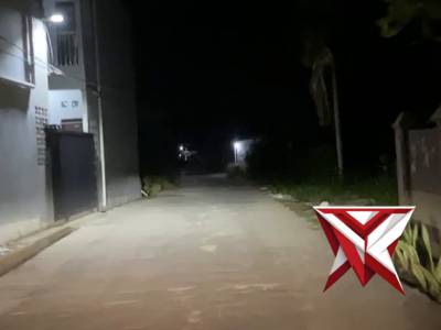 Anggota opsnal satreskrim melaksanakan patroli hunting diseputaran gg lampung 2 kel.timbangan