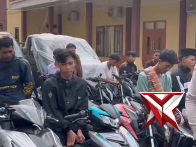 Giat Penindakan Balap Liar Di Desa H. Wukirsari Kec. Tugumulyo Kab. Musi Rawas