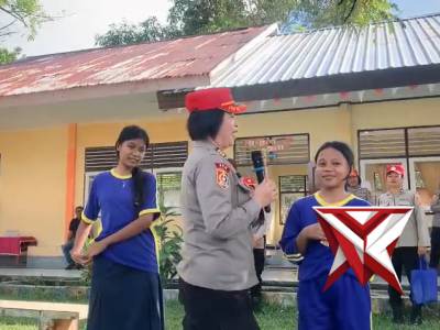 Sosialisasi Kamtibmas Polwan SPN Polda Maluku