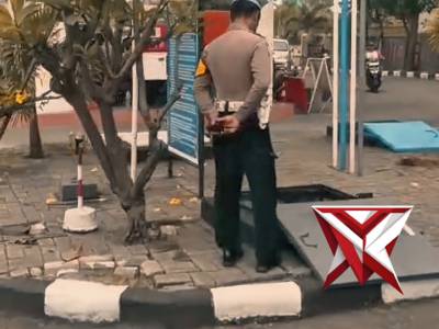 Polsek Pakal Pimpin Pamor Antisipasi Gangguan Kamtibmas di SPBU Jl. Raya Pakal