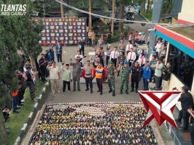 APEL GELAR PASUKAN Operasi Kepolisian Terpusat &ldquo;Ketupat Lodaya 2026&rdquo;  Di Wilkum Garut