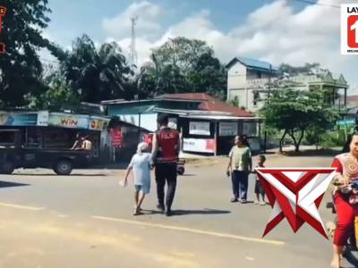 Personil polsek Muara beliti polres musi rawas melaksanakan patroli