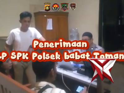 PENERIMAAN LP OLEH ANGGOTA POLSEK BABAT TOMAN IK1