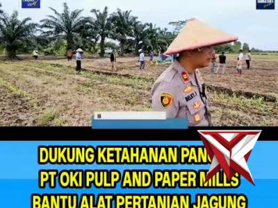 Penanaman jagung di air sugihan yang di dukung perusahaan - PoliceTube