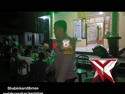 Bhabinkamtibmas Polsek Kedurang Ilir Makan Bersama Di Mako Polsek Kedurang Ilir