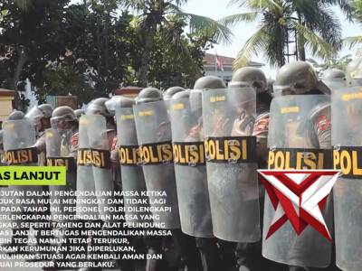 Simulasi Sispamkota Antisipasi Gangguan Kamtibmas