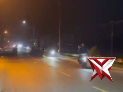 Pamapta Polres Pringsewu Bubarkan Balap Liar Di Jalan Lintas Barat Sumatera - PoliceTube