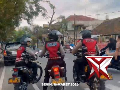 patroli jalan raya di cianjur