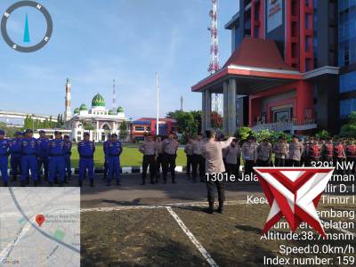 Kegiatan Kurve Personel Ditpamobvit Polda Sumsel - PoliceTube