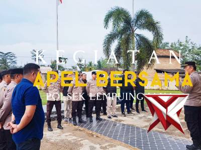 Giat Apel Bersama personil polsek Lempuing Jaya - PoliceTube