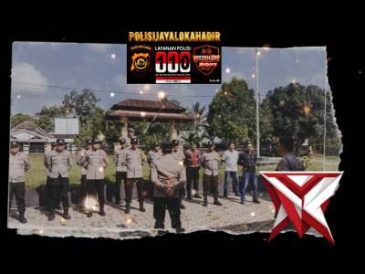 Polsek jayaloka apel pagi sblum pelaksanaan tugas