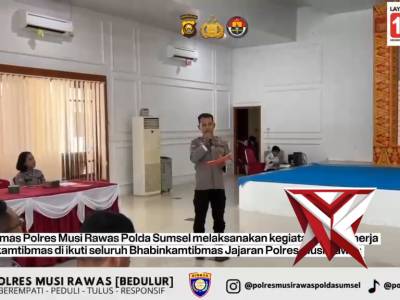 Anev bhabin kamtibmas Polres Musi rawas - PoliceTube