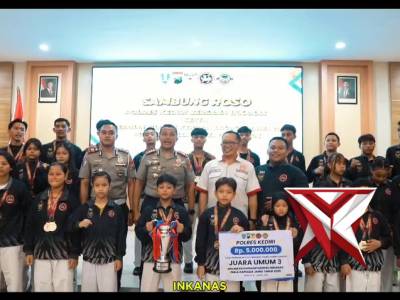 INKANAS Kabupaten Kediri Raih Juara Umum Ketiga, Kapolres Beri Apresiasi - PoliceTube